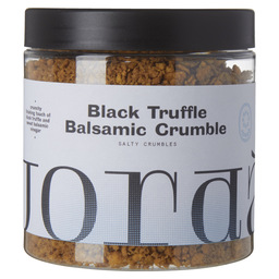 Crumble zwarte truffel balsamico