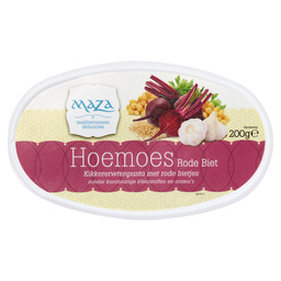 Chickpea paste with beetroot