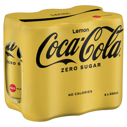 Coca-cola zero lemon 33cl sleek