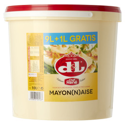 Mayonaise chef rene 9+1l gratis