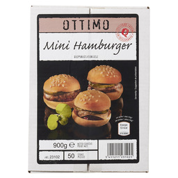 Mini hamburger kip 18gr