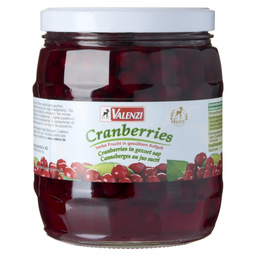 Cranberries valenzi 24 % sugar