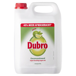 Dishwashing liquid lime fresh dubro