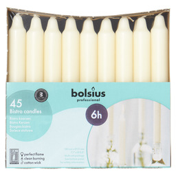 Household candle ivory 180/21.3