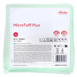 Microvezeldoek  microtuff plus groen