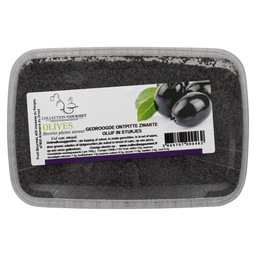Gedroogde zwarte olijfstukjes 1 à 4mm