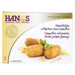 Croquettes chicon jambon fromage 65gr