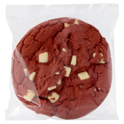 Cookie wit chocolade red velvet