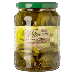 Pickles sweet sour bionova eko