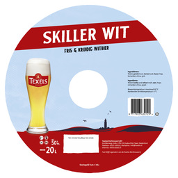 Texels bier skiller wit