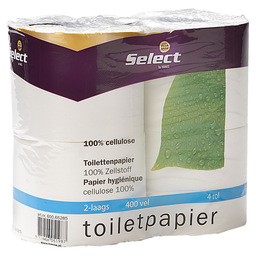 Toiletpapier hanos tissue wit 400vel 1