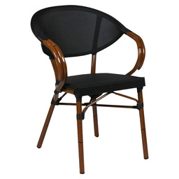 Marino terrace chair classic bambo black