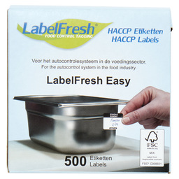 500 labelfresh easy labels - 30x25mm - z