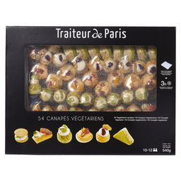 Canapes vegetarian savoury