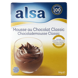Mousse classique chocolat alsa