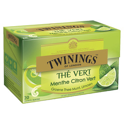 Groene thee munt limoen