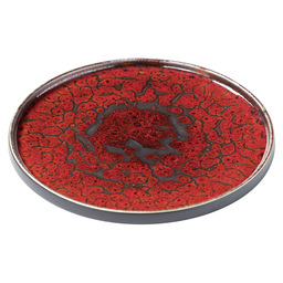 Salad plate 20 reactive red
