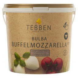 Mozzarella buffel bulba 10x125gr