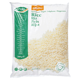 White rice precooked