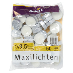 Theelichten maxi m/cup 9,5 uur *select*