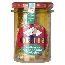 Sardines in organic olive oil