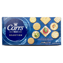 Carr's assorted biscuits for cheese