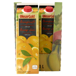 Orange juice 1l wesergold