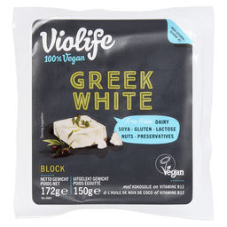 Vegan kaas greek white block