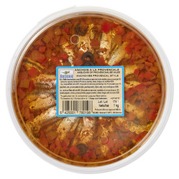 Filet d'anchois mariné provençale
