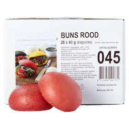 Steamed buns rouge 40gr