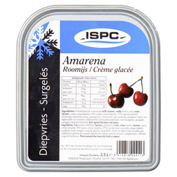 Ice-cream amarena cherry ispc