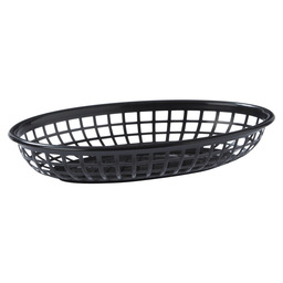 Hamburger baskets black set6 23x14xh4cm