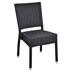 Mezza chaise noir - 5x5 tisser
