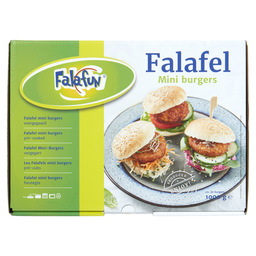 Les falafels mini burgers, pré- cuits, a