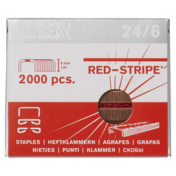 Staples rapid 24/6 hotis red stripe 24/6