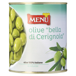 Green olive bella cerignola with stone