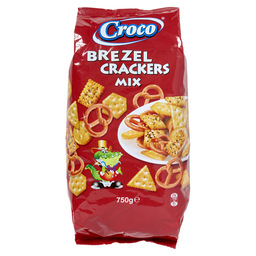 Crackers&brezels  mix croco