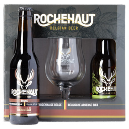 Rochehaut gb 4x33cl + 2 glasses
