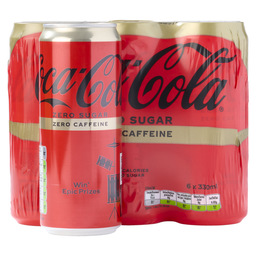 Coca cola zero no caffeine 33 cl sleek