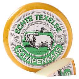 Aged Texel sheep cheese