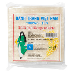 Rijstpapier vierkant vietnam 16cm