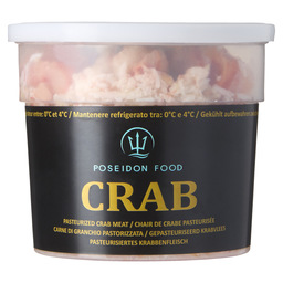 Pasteurized crab meat