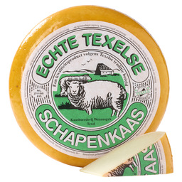 Mature Texel sheep cheese
