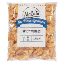 Wedges skin-on spicy
