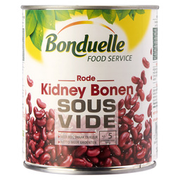 Red kidney beans sous vide