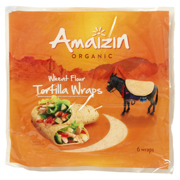 Tortilla wraps organic amaizin