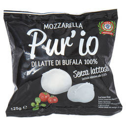 Lactose-free buffalo milk mozzarella