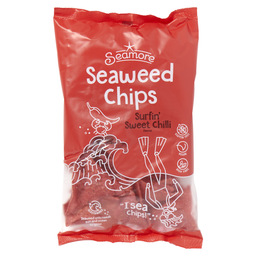 Seaweed tortilla chips sweet chili
