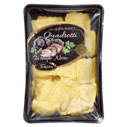 Quadrotti with black truffle