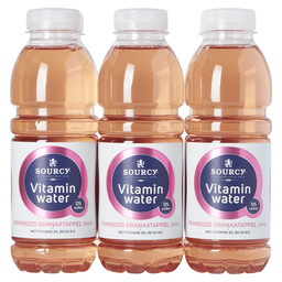 Vitamin water framboos granaatappel 50cl